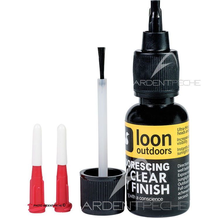 Résine UV clear fly finish Loon Fluorescing