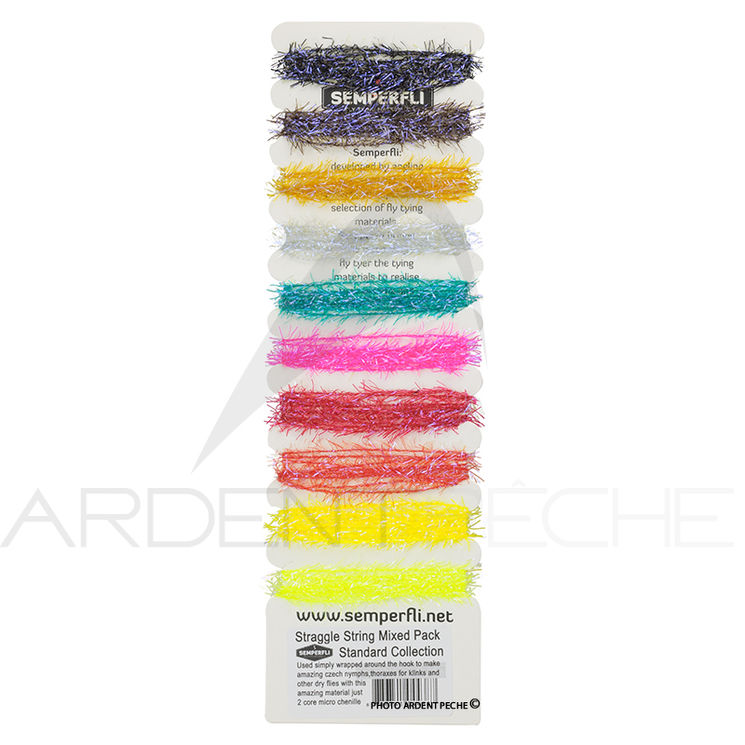 Assortiment straggle string chenille