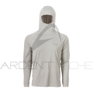 Haut Grundéns UPF 50 Solstrale Hoody Metal - Ardent Fly Fishing