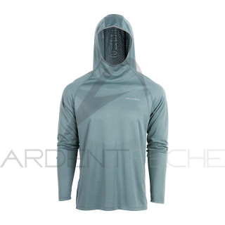 Haut Grundéns UPF 50 Solstrale Pro Hoody Quarry - Ardent Fly Fishing