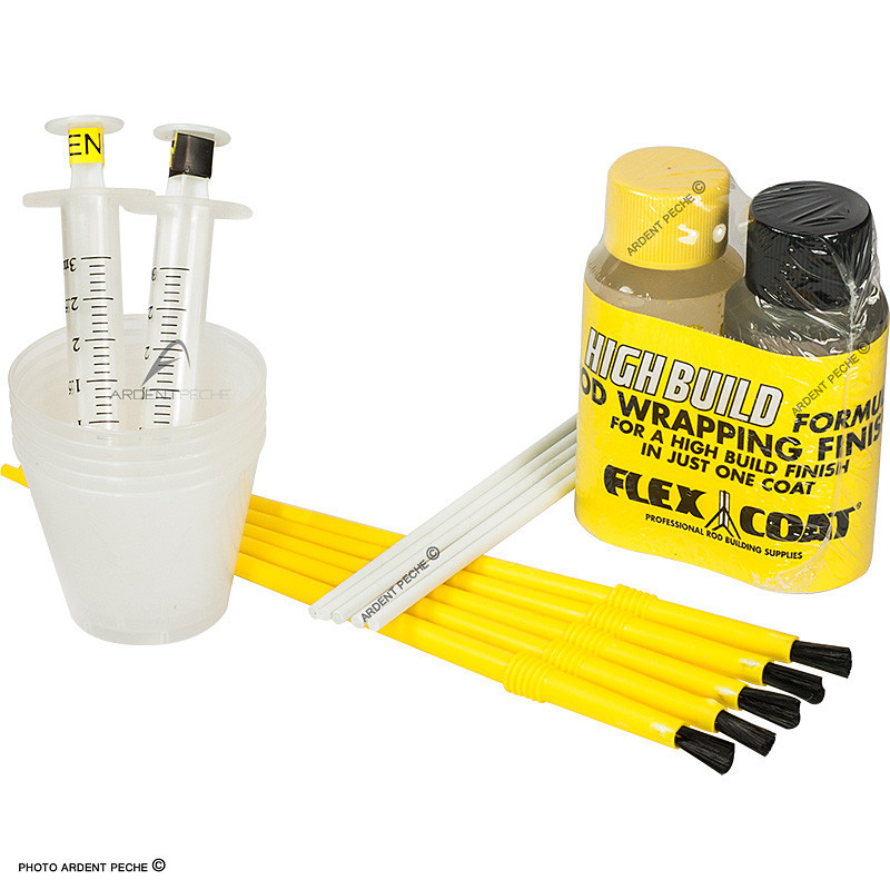 Vernis epoxy FLEX COAT rod wrapping finish super kit