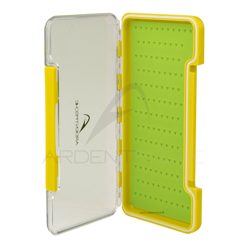 Boite à mouches ARDENT PECHE double green silicon AP380