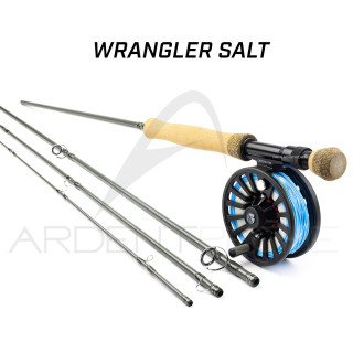 Pack Canne à mouche REDINGTON WRANGLER Salt 9' soie 8