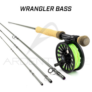 Pack Canne à mouche REDINGTON WRANGLER Bass 9' soie 7