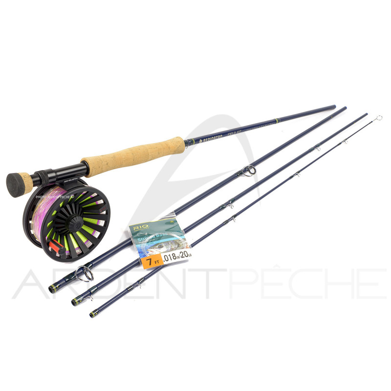 Pack Canne à mouche REDINGTON FIELD MER 9' soie 9