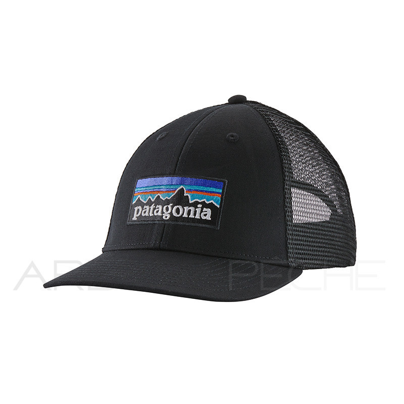 Casquette PATAGONIA P-6 Logo LoPro Trucker Hat Black