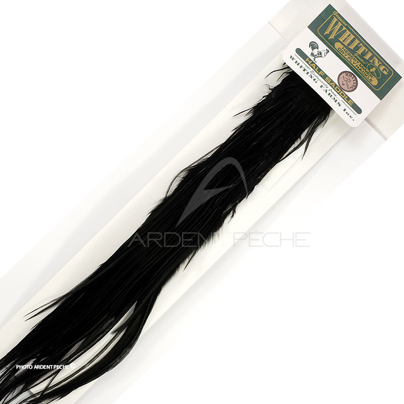 1/2 Saddle WHITING HEBERT bronze noir