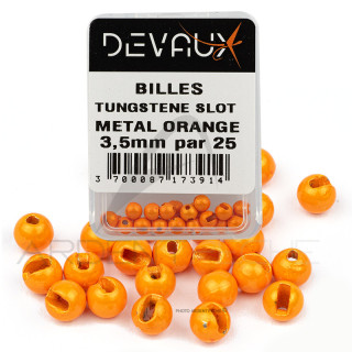 Bille Tungstène SLOT DEVAUX métal orange