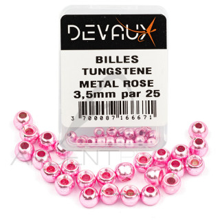 Bille Tungstène DEVAUX métal rose