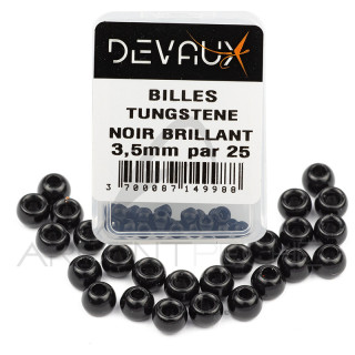 Bille Tungstène DEVAUX noir brillant