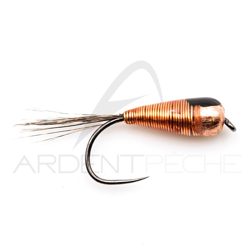 10 Nymphes Lièvre Bille Cuivre Pour Pêche à La Mouche - Taille H10 à H20