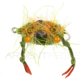 Mouches PUGLISI EP Fleeing crab Olive