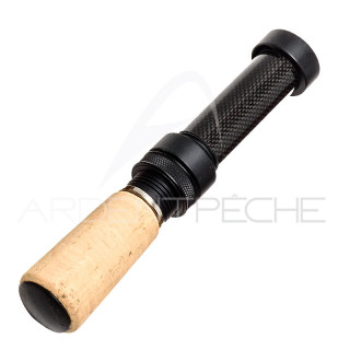 Porte moulinet DEVAUX carbone tissé plus talon