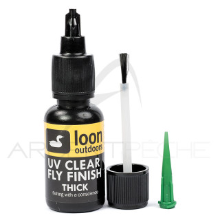 Résine UV LOON clear fly finish thick petit
