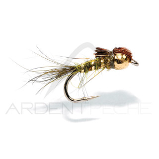 Mouche FMF Nymphe tungstène hare ear olive 827