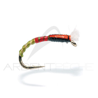 Mouche FMF Chironome red neck olive 997
