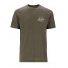 Tee shirt SIMMS Circle Lockup T-Shirt Military Heather