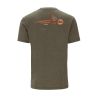 Tee shirt SIMMS Let It Fly T-Shirt Military Heather