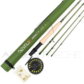 Canne à mouche DEVAUX prêt à pêcher Kit Initial 9' soie 4/5