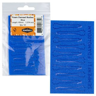 Mousse corps libellule bleu