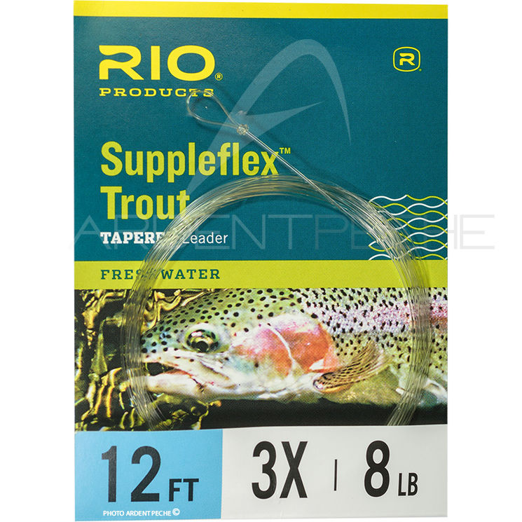 Bas de ligne RIO Suppleflex Trout 3.60m (12´)