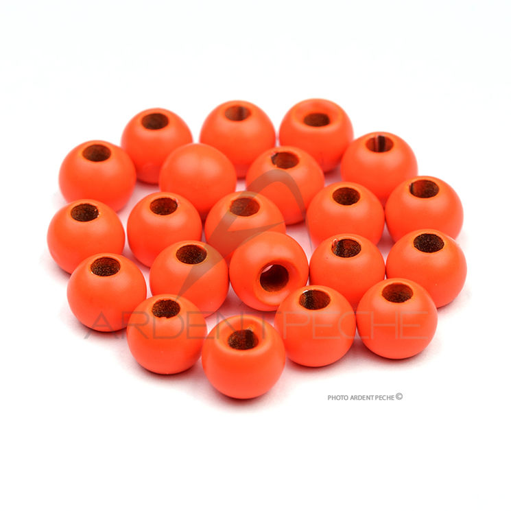 Perle tungstène ECO orange (x50)