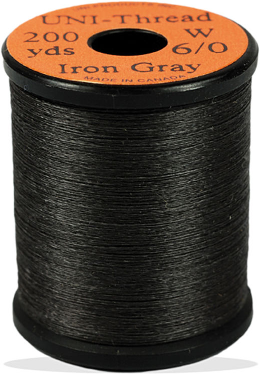 Fils de montage Uni-thread 8/0 iron grey