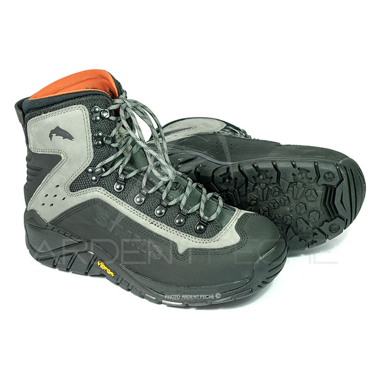 Chaussures de wading SIMMS G3 Guide Boot Vibram Steel Grey