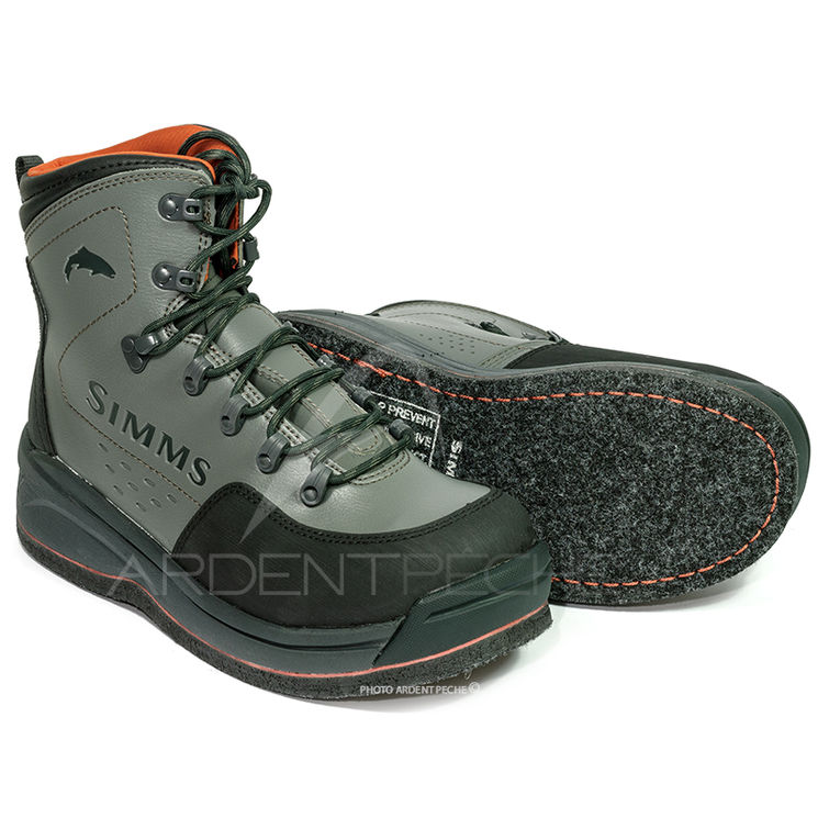 Chaussures de wading SIMMS Freestone Boot Feutre Gunmetal