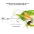 Monture mouche brochet FMF Tube Fly Wiggle Tail Trace Rig 1500