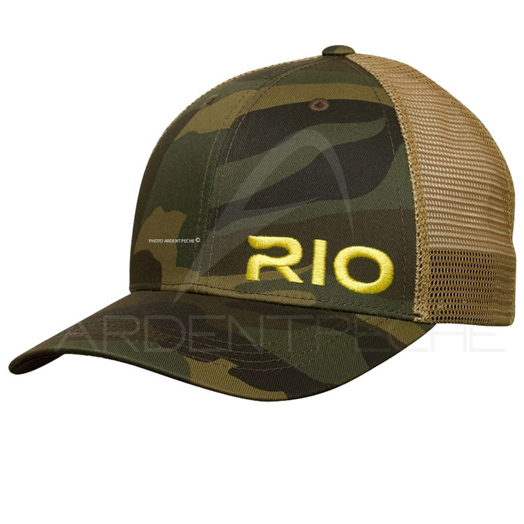 Casquette RIO Make The Connection Embroidered Logo Mesh Back - Camo