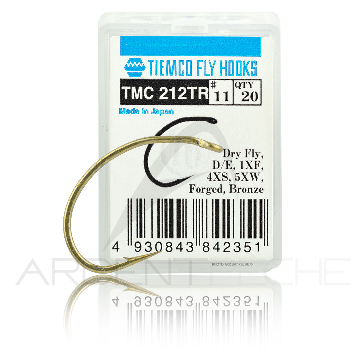 20 Hamecons Tiemco TMC 600 SP N°4/0 peche à la mouche fly flies hooks  brochet
