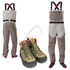 Pack Waders REDINGTON Sonic-Pro GREY + chaussures Forge caoutchouc