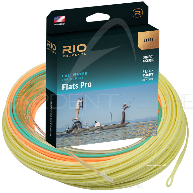 Soie RIO ELITE Flats Pro Clear Tip Flottante pointe intermédiaire