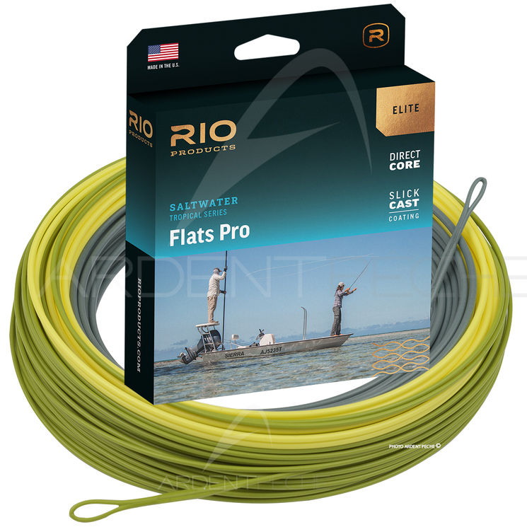 Soie RIO ELITE Flats Pro grey/sable/olive Flottante