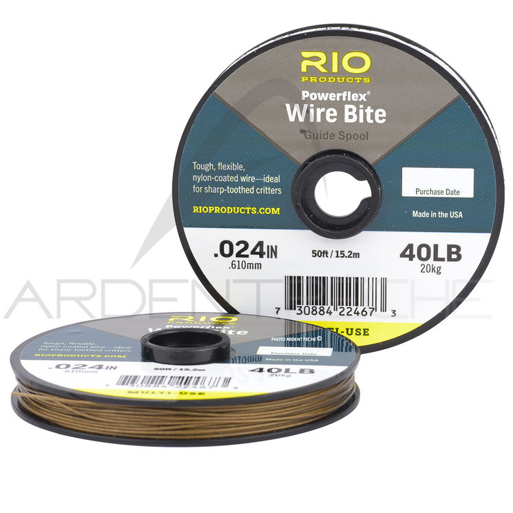 Fils acier gainé RIO PowerFlex Wire Bite