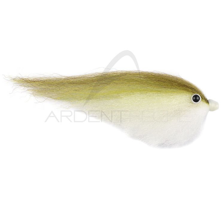 Mouches AB FLY Brochet EP L Blanc/Olive