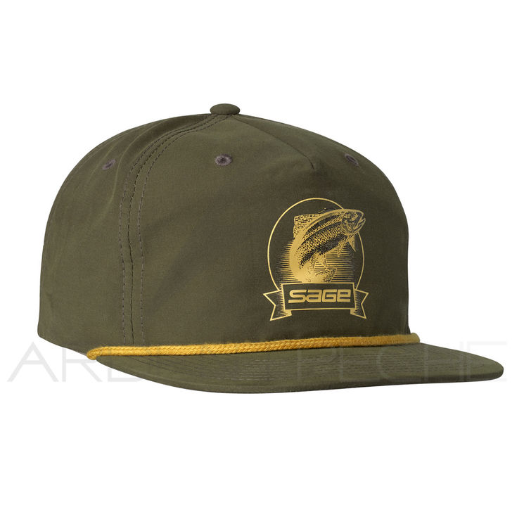 Casquette SAGE Capitain's hat heritage Trout/olive