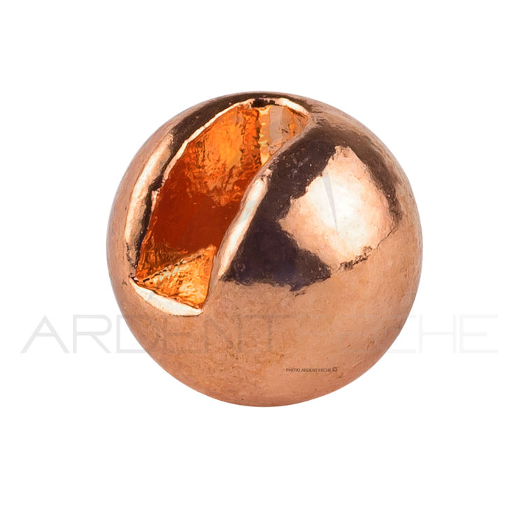 Perle tungstène fendues ECO cuivre (x25)
