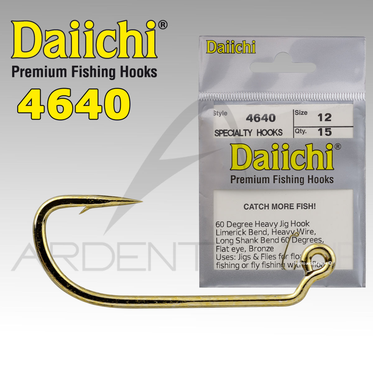 Daiichi 4647 60-Degree Jig Hook