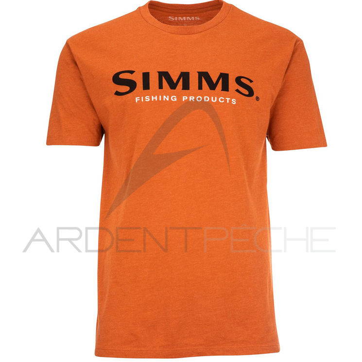 Tee shirt SIMMS Logo Adobe Heather