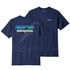 Tee shirt PATAGONIA Men's P-6 Logo Responsibili-Tee Classic Navy