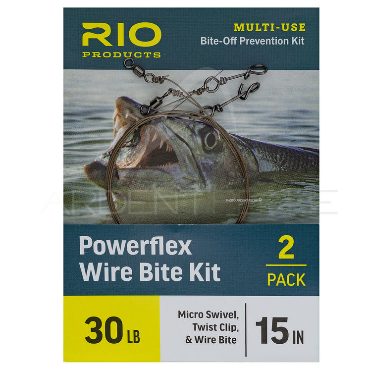 Bas de ligne RIO Powerflex Wire Bite Kit 2-Pack