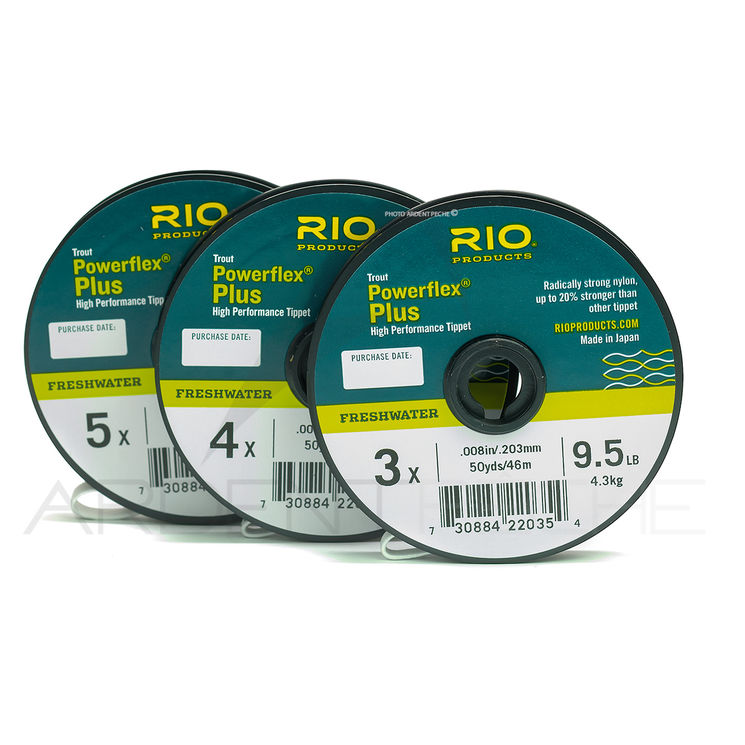 Fils nylon RIO Powerflex Plus (Pack 3 bobines)