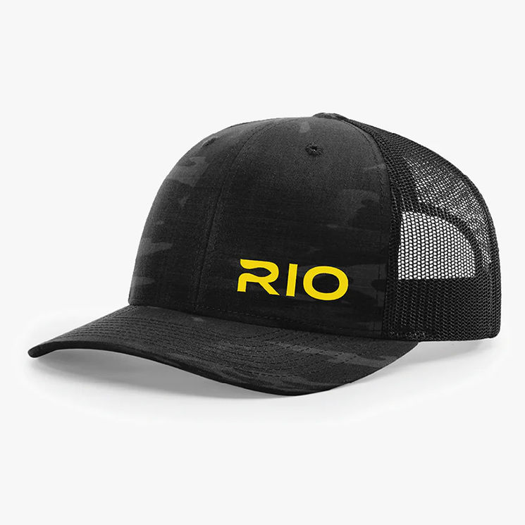 Casquette RIO Logo Mesh Back Black Camo