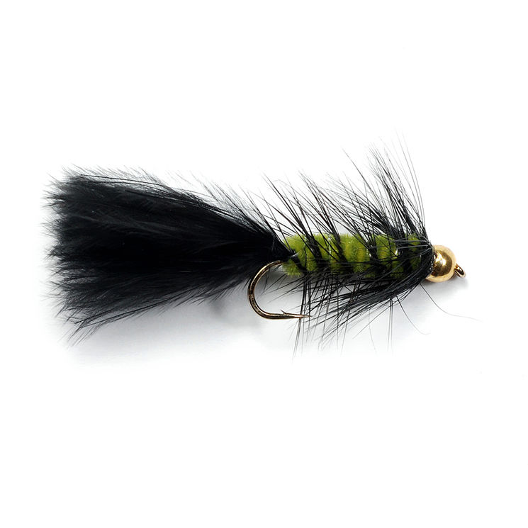 Mouche FMF Wooly bugger gold nugget olive 1607