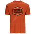 Tee shirt SIMMS Fly Patch T-Shirt Adobe Heather