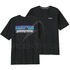 Tee shirt PATAGONIA Men's P-6 Logo Responsibili-Tee Black