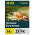 Bas de ligne RIO Euro Nymph Indicator 14' (4,30m) chartreuse et noir et blanc