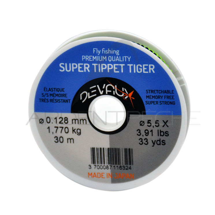 Fils nylon DEVAUX Super Tippet Tiger (30 m)